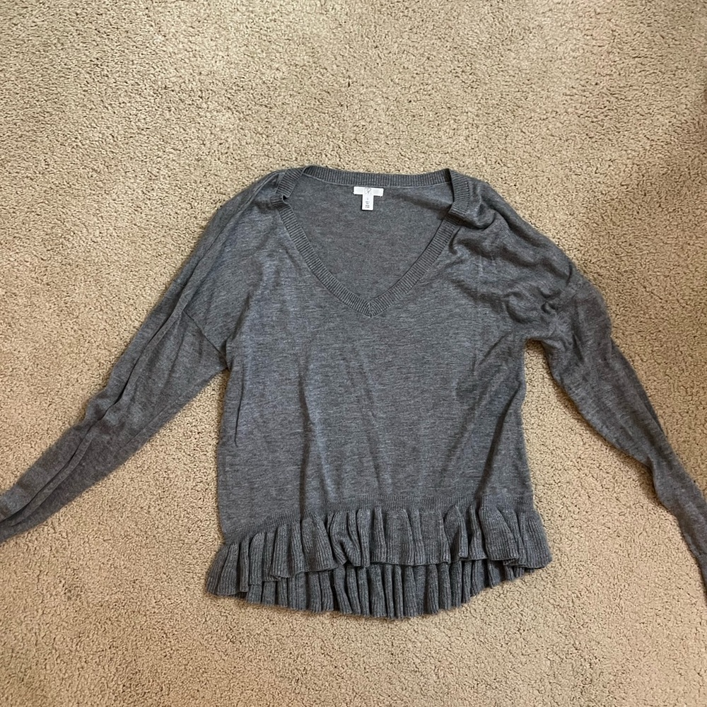 BP. Small. Ruffle sweater.